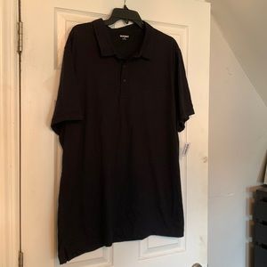 NWT men’s old navy black polo shirt. Size xxl